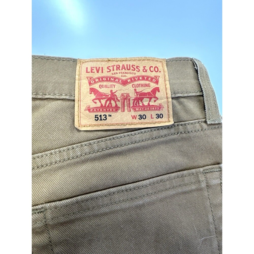 Levi's 513 jeans 30 x 30 Slim Straight Fit - Picture 11 of 12